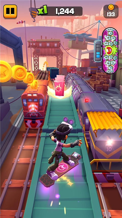 地铁跑酷冲浪之城(Subway Surfers City)截图1