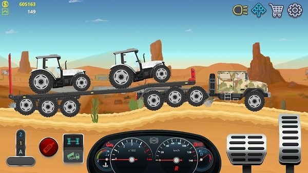 卡车司机模拟器手机版(Trucker Real Wheels)截图1