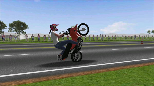 摩托平衡3D(Moto Wheelie 3D)截图1