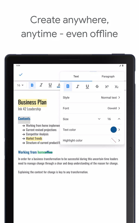 google docs(谷歌文档)截图6