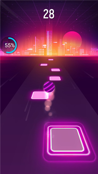 抖音音跃球球最新版(Tiles Hop)截图4