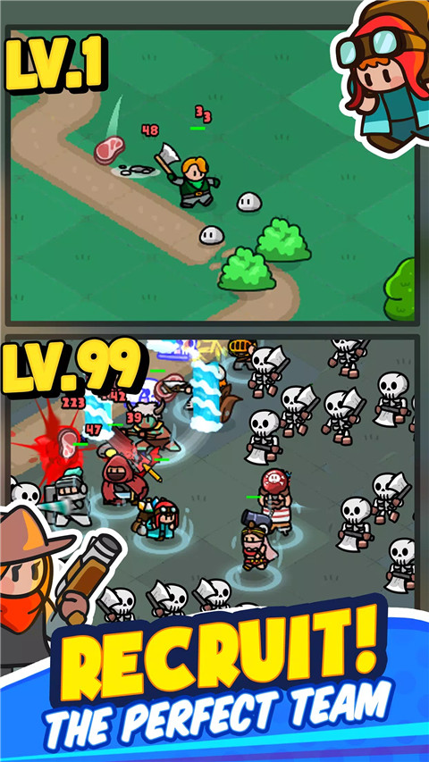 轰隆隆佣兵团Rumble Heroes截图2
