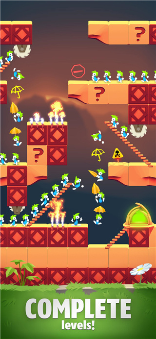 旅鼠益智冒险中文版(Lemmings)截图1