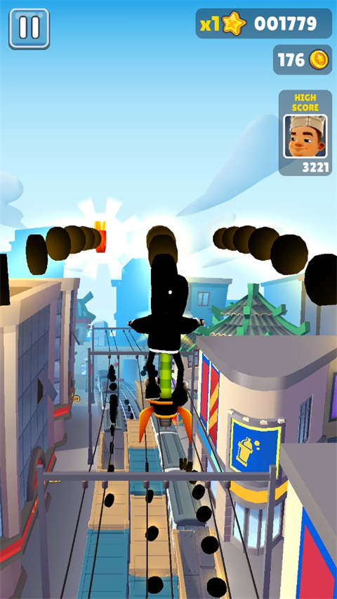 地铁跑酷黑色金币版本截图2