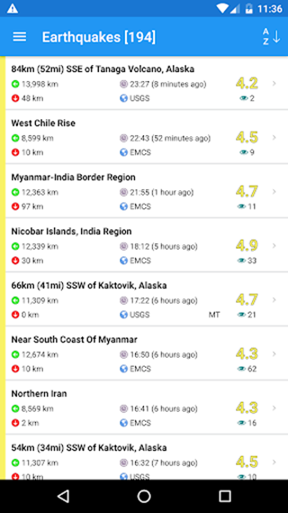 地震云播报APP最新版截图2