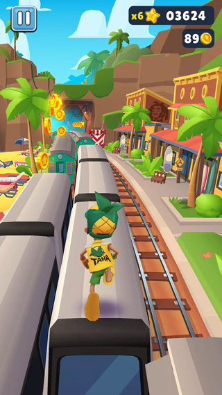 地铁跑酷内置作弊菜单2025中文版(Subway Surf)截图1