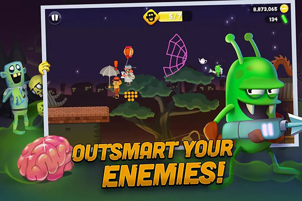 僵尸榨汁机单机版最新版(Zombie Catchers)截图2