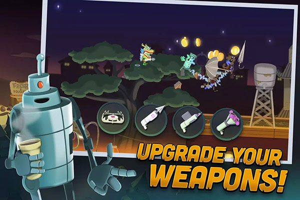 僵尸榨汁机单机版最新版(Zombie Catchers)截图4