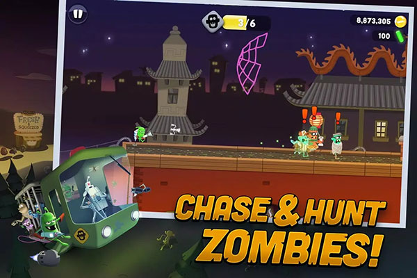 僵尸榨汁机英文版最新版(Zombie Catchers)截图5
