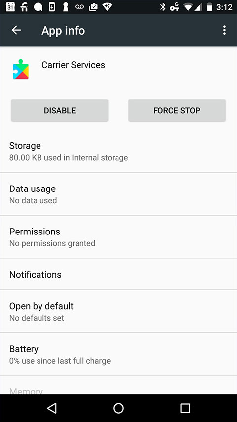 谷歌运营商服务(Carrier Services)截图4