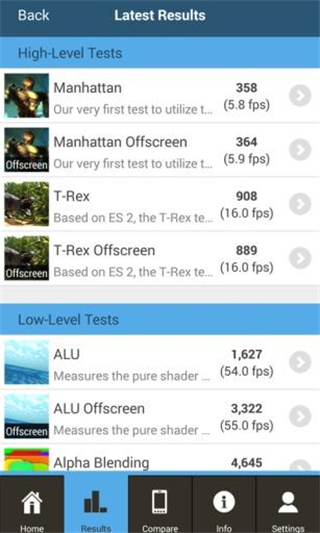 GFXBench手机图形性能测试APP官方版截图2