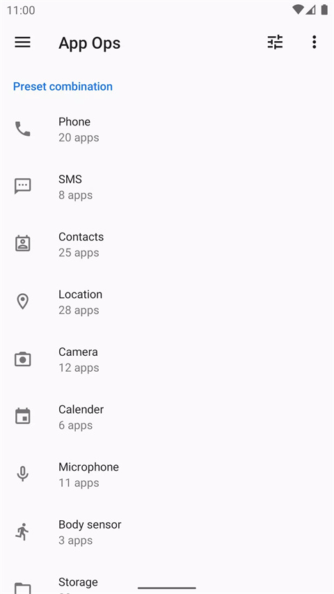 AppOps官方版(应用权限管理工具)截图2