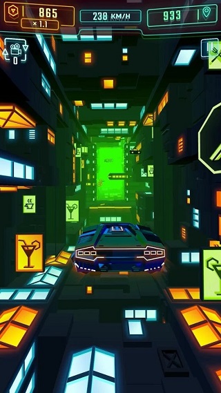 霓虹飞车最新版(Neon Flytron)截图1