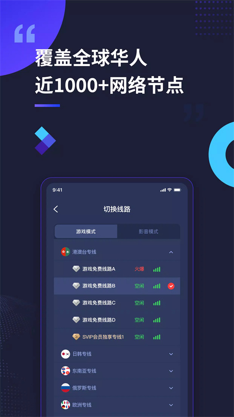 QuickFox海外回国加速器截图4