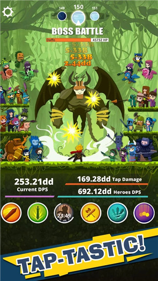 点杀泰坦2025最新版(Tap Titans)截图1