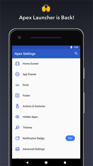 尖端启动器(Apex Launcher)截图1