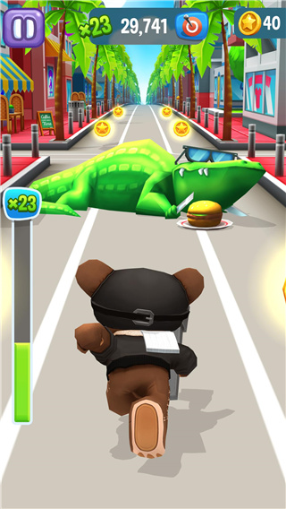 愤怒的老奶奶跑酷手机版(Angry Gran Run)截图3