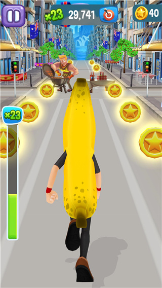 愤怒的老奶奶跑酷手机版(Angry Gran Run)截图5