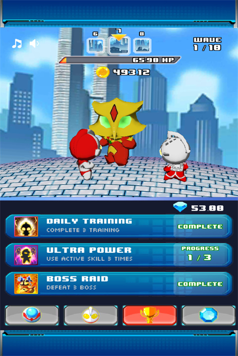 奥特曼兄弟联手2手机版(Ultraman Bros)截图3