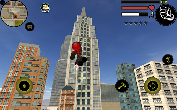 火柴人绳索英雄国际版(Stickman Rope Hero)截图5
