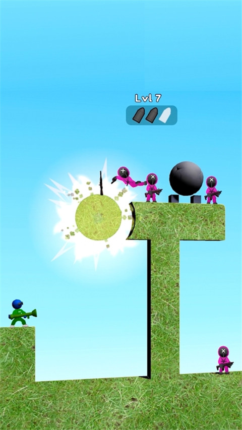 火箭炮小子游戏(Bazooka Boy)截图4