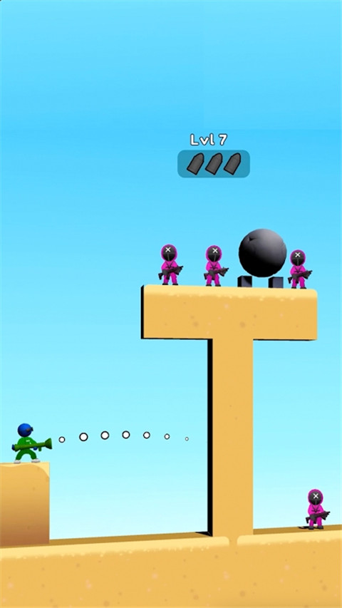 火箭炮小子游戏(Bazooka Boy)截图5