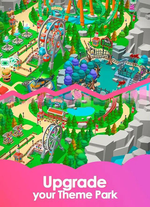闲置主题公园大亨最新版2025(Theme Park)截图4