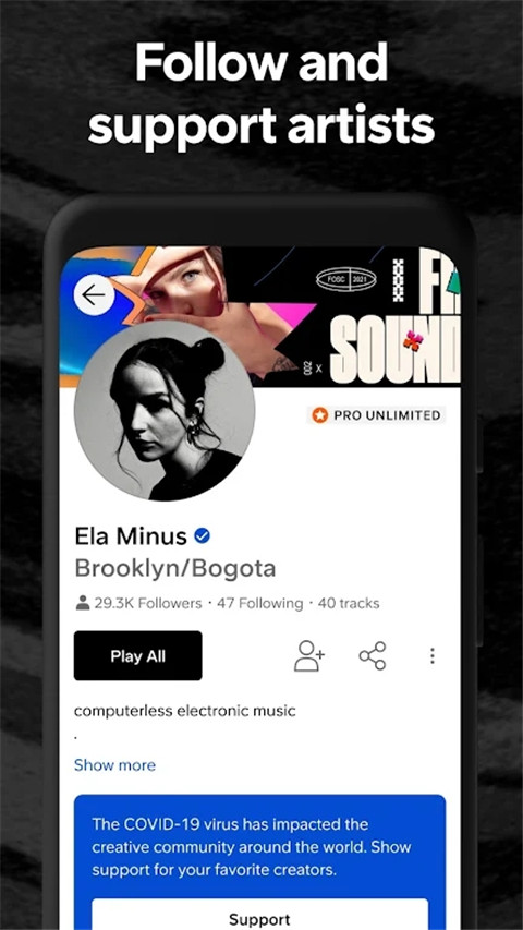 SoundCloud音乐分享社区app截图2