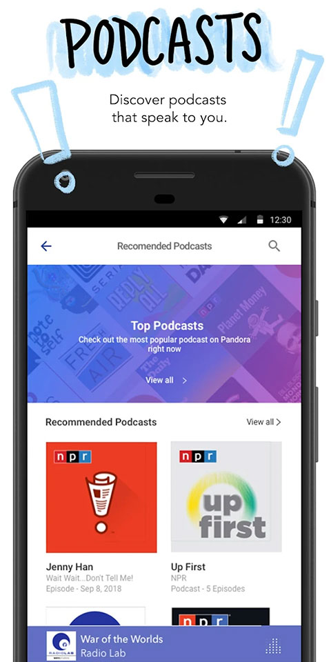 Pandora音乐App截图5
