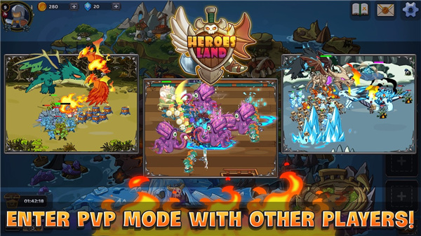 超级战争英雄之地官方正版(Mega War Heroes land)截图1