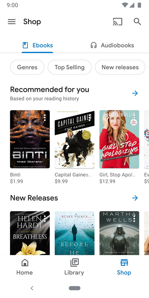 Google Play 图书官方版截图1