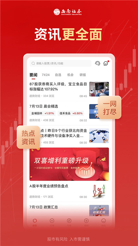 金点子财富通手机官方版(改名为西南证券)截图4