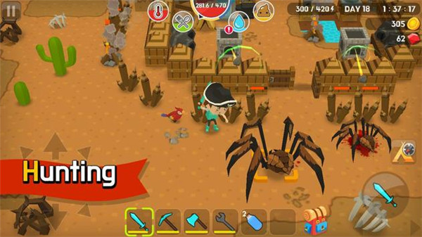 生存大世界游戏(Mine Survival)截图2