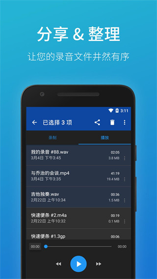 简易录音机专业版(Easy Voice Recorder pro)截图4