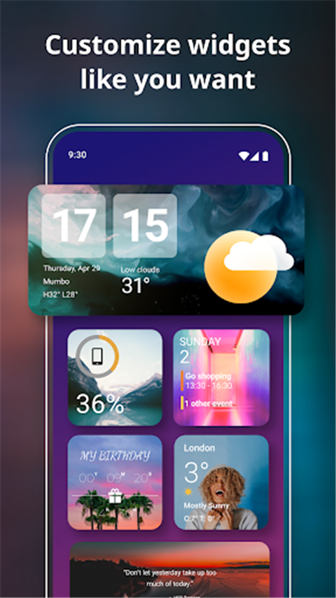 Color Widgets手机组件截图4