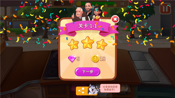 关卡奖励展示