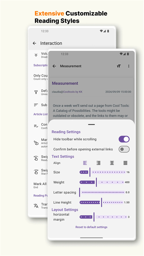 AgrReader(RSS阅读器)截图2