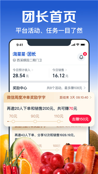 淘菜菜团长(原盒马集市团长端)截图1