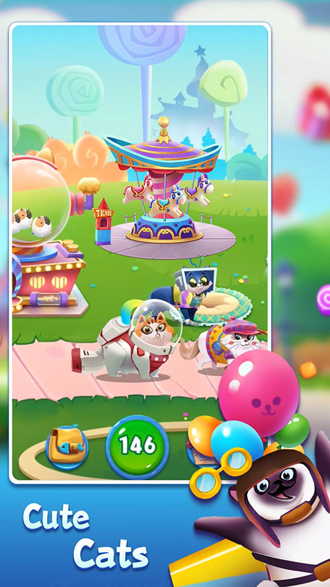 开心糖果猫2025新版消消乐(Candy Cat)截图1