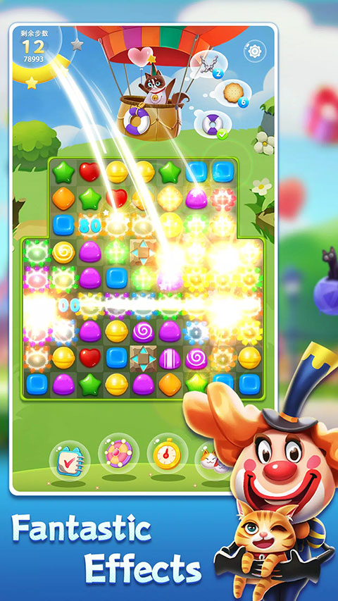 开心糖果猫2025新版消消乐(Candy Cat)截图4