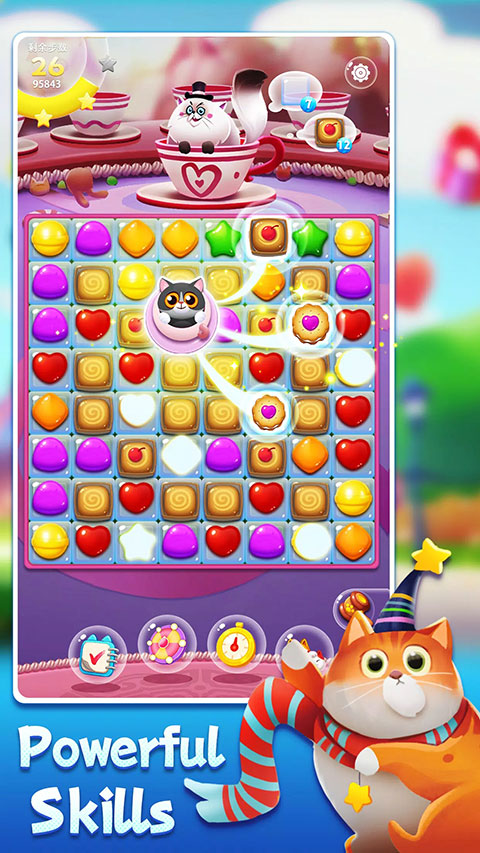 开心糖果猫2025新版消消乐(Candy Cat)截图5