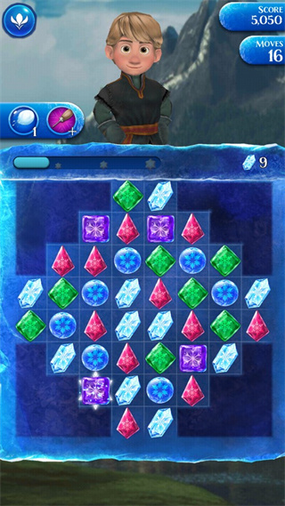 冰雪奇缘冰纷乐最新版(Frozen Free Fall)截图4