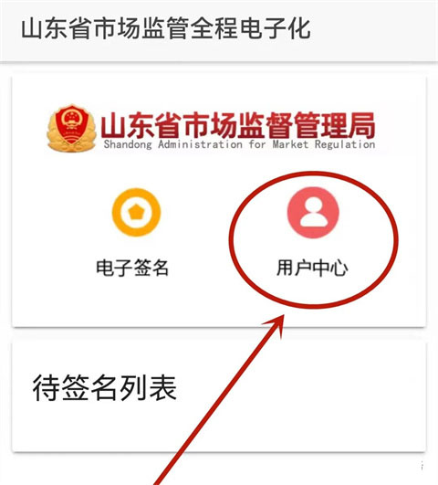 山东市场监管电子签名app