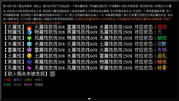 属性克制轮盘