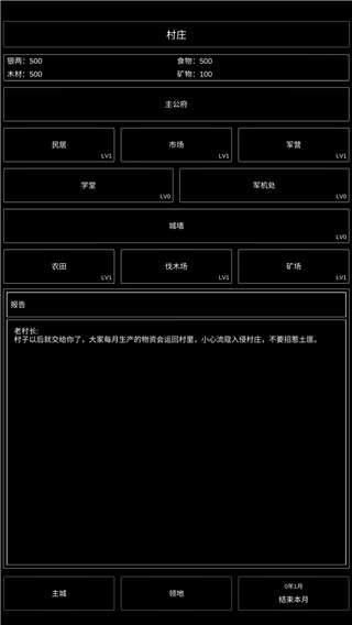 村庄管理界面