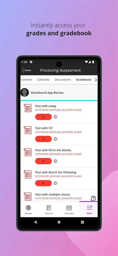 Blackboard Learn教学平台截图6