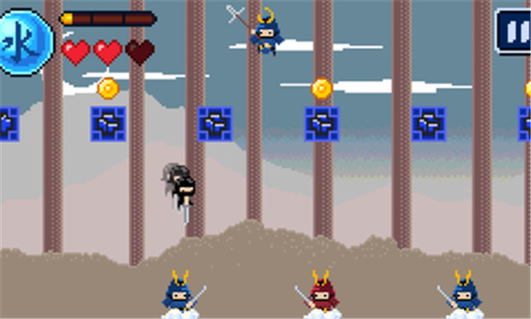 像素忍者冒险手机版(Shake Ninja)截图4