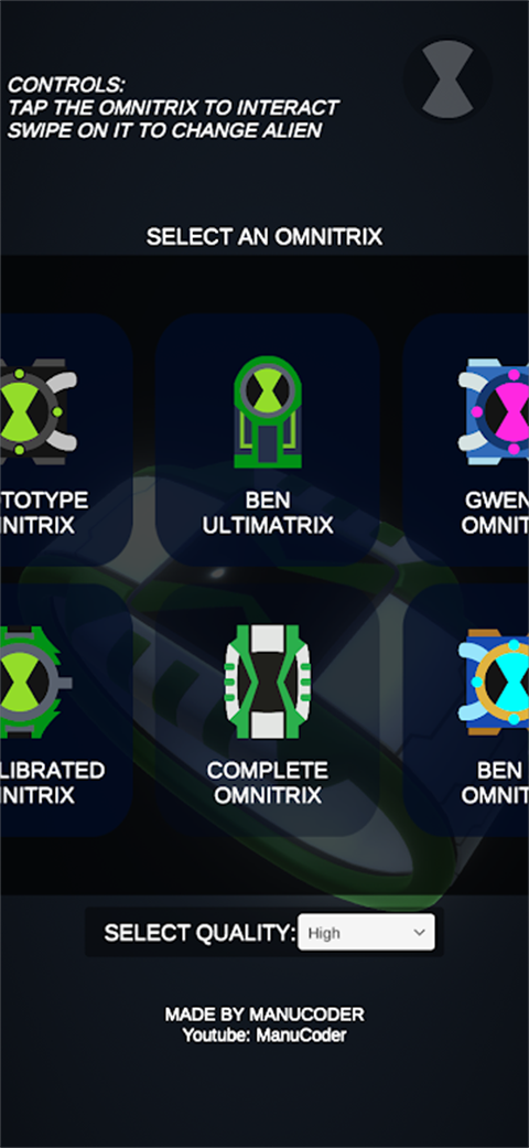 少年骇客模拟器最新版2025(Omnitrix Simulator)截图5