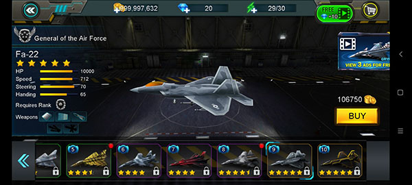 现代飞机战争2019游戏(Modern Sky War 2019)截图5