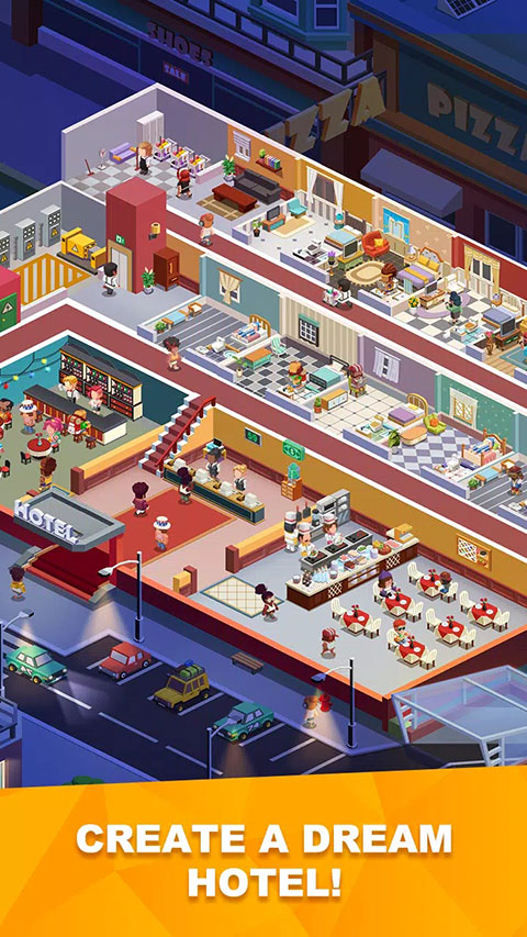 闲置度假村巨川官方版(Sim Hotel Tycoon)截图1